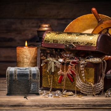 ИГРУШЕЧНЫЙ СУНДУК С СОКРОВИЩАМИ ИГРУШЕЧНЫЕ ШКАТУЛКИ ДЛЯ ЮВЕЛИРНЫХ ИЗДЕЛИЙ