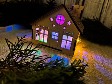 Mały domek, lampion