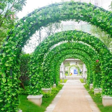 ИСКУССТВЕННЫЙ ВЕНОК ПЛЮЩА ЗЕЛЕНАЯ ГИРЛЯНДИЯ ДЛЯ УКРАШЕНИЯ СВАДЕБНЫХ СТЕН БАЛКОНА