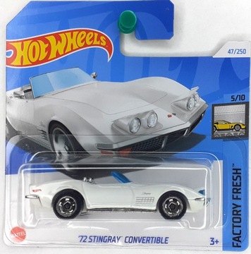 HOT WHEELS '72 STINGRAY CONVERTIBLE FACTORY FRESH NOWY 2024