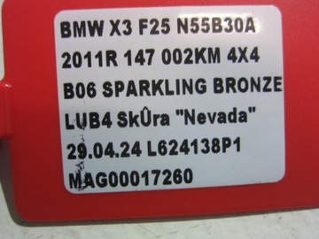 BMW X3 F25 N55 N20 F15 NÁPRAVA ZADNÍ DIFER ŘÍZENÍ 3.38 7592007 7636994
