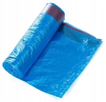 Сильные толстые синие пакеты для бумаги для офисной ленты 10x60l