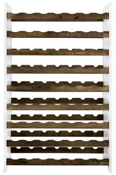 Дубовая винная полка, деревянная винная полка, полка для бутылок с 63 кнопками, ДУБ