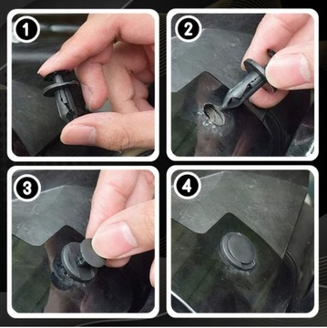 ЗАЖИМЫ, ШПИЛЬКИ, АВТОМОБИЛЬНЫЕ ЗАЖИМЫ, ОБИВКА, 500 ШТ.