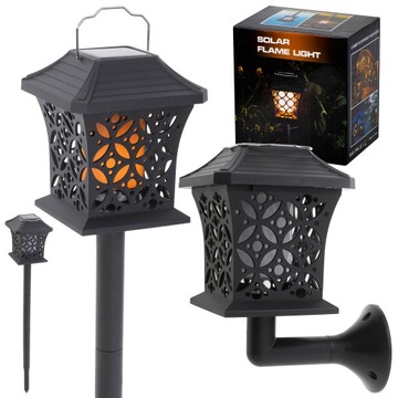 LAMPA SOLARNA LATARENKA WISZĄCA STOJĄCA 12LED