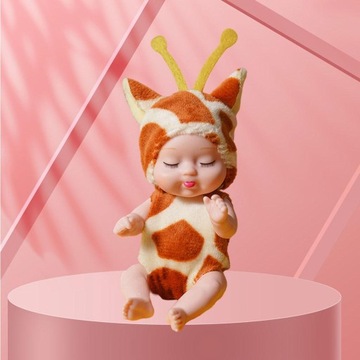 Брелок для ключей с мультяшной куклой, аксессуары Жираф,