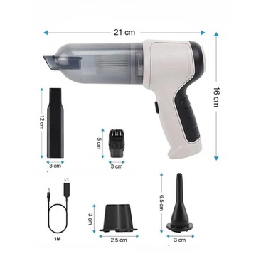 МОЩНЫЙ РУЧНОЙ БЕСПРОВОДНОЙ АВТОМОБИЛЬНЫЙ ПЫЛЕСОС