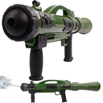 WIELKI PISTOLET NA WODĘ BAZOOKA 73cm SIKAWKA Pompa BROŃ WODNA 1100ml