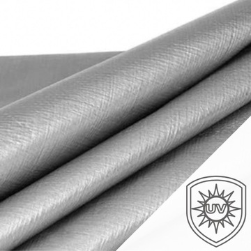 Брезент 4х6 серебристый и черный 260 г/м2 суперпрочный