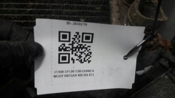 21400-5FL00 CHLADIČ VODY NISSAN MICRA K11