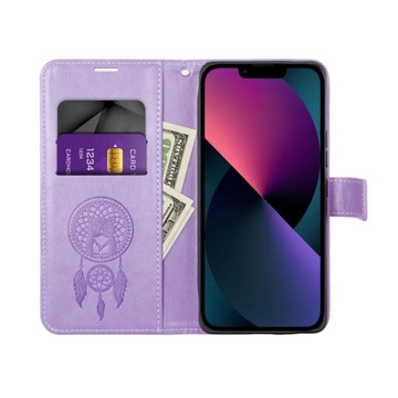 Кобура MEZZO Book для XIAOMI Redmi 9C / 9C NFC ловец снов фиолетовый