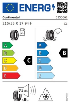 4X KOLA ZIMNÍ VW PASSAT B8 215/55R17 CONTINENTAL