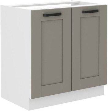 Szafka kuchenna pod zlew 80 cm CLAYGREY /WH LUCY