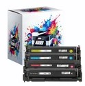 4x Tonery Do Tiskárny Hp CF540X CF541X CF542X CF543X 203X M281FDW M280NW