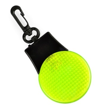 БРЕЛОК СВЕТООТРАЖАЮЩИЙ СВЕТОДИОДНЫЙ БРЕЛОК СВЕТОДИОДНЫЙ ЗНАК СВЕТООТРАЖАЮЩИЙ ЖЕЛТЫЙ ЖЕЛТЫЙ