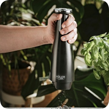 elektryczny młynek do pieprzu i soli pojemniczki ładowanie usb 3 zestaw 3w1