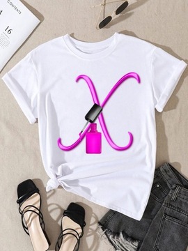 Y2k T-shirty Moda damska koszulka nazwa własna lit