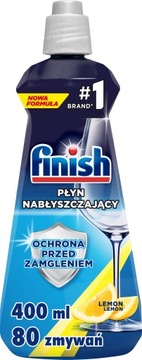 FINISH Płyn Nabłyszczający Do Zmywarek LEMON 400