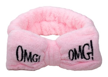 Косметическая повязка на голову с бантиком - Боже мой!