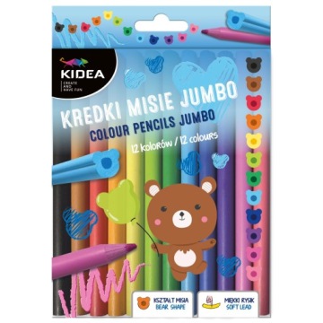 Кольорові олівці 12 кол. Kidea (KMJ12KKA)