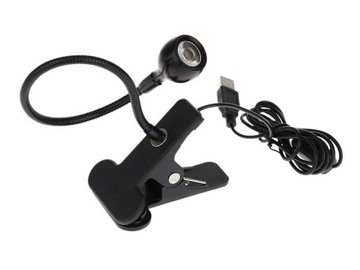 LAMPKA BIURKOWA LED SZKOLNA USB NA BIURKO KLIPS