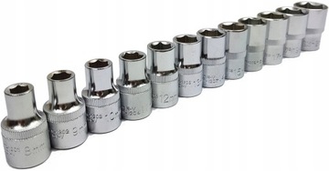 ZESTAW NASADEK 1/2'' NASADKI KRÓTKIE 8-21mm YATO