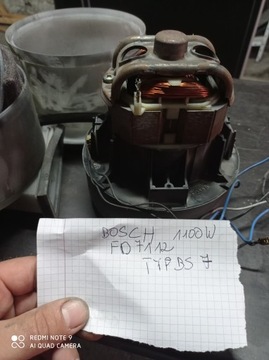 Двигатель пылесоса BOSCH FD7112 1100W