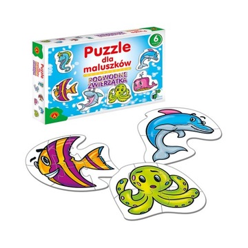 Moje pierwsze puzzle PODWODNE ZWI Baby 2+ Maluszka