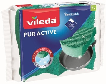 Vileda zmywak profilowany Pur Active 1 op. 2szt