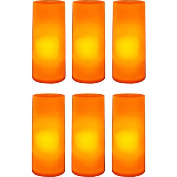 ZESTAW 6 x WKŁAD LED EFEKT ŻYWEGO PŁOMIENIA