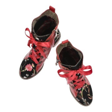 Красные ботинки Laura Vita Elegant Shoes