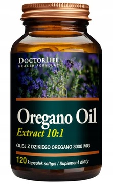 Doctor Life olej z dzikiego oregano 3000 mg x120