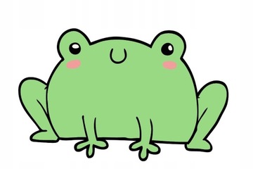 Naklejka Uv Wypukła Ozdobna Druklejka Aplikacja Żabka