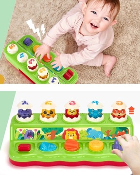 ИНТЕРАКТИВНЫЕ ИГРУШКИ С МУЗЫКОЙ И СВЕТОМ ДЛЯ ДЕТЕЙ 6–18 МЕСЯЦЕВ.