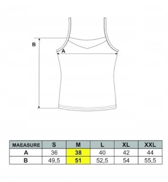 MORAJ Podkoszulka Koszulka Top Damska - L