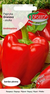 PAPRYKA Granova SŁODKA CZERWONA nasiona