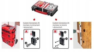 AKCESORIA QBRICK SYSTEM CUSTOM CONNECTORS SET 1 #