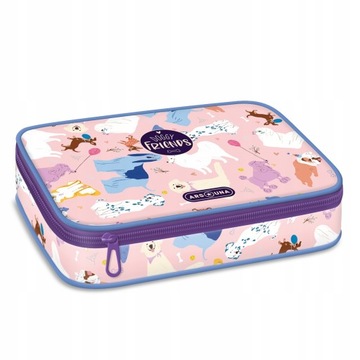 DOGGY FRIENDS большой, вместительный пенал, 4 стороны, с собаками, ОРИГИНАЛ