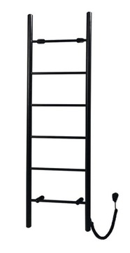 Elektryczna suszarka 50x160cm 120W, czarny DRABINA