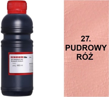 PUDROWY RÓŻ 27 FARBA RENOSKÓR 480 ml DO MALOWANIA ADIDASÓW SNEAKERSY G12-85