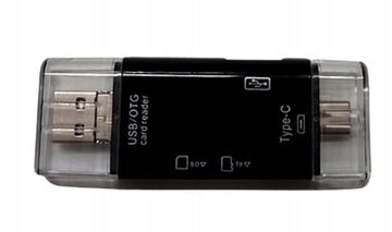 КАРТРИДЕР 5 в 1 SD MicroSD USB TYPE-C MicroUSB OTG