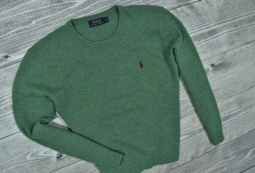 RALPH LAUREN Wełniany Sweter Męski Crewneck L