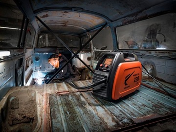 Сварочный комплект MIG/MAG migomat KEMPPI MinarcMig 220 AUTO, инверторный цилиндр