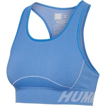 СПОРТИВНЫЙ ТОП HUMMEL БЕСШОВНЫЙ СИНИЙ CHRISTEL G4M HMR__S