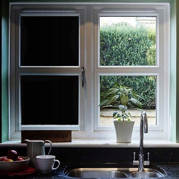 ЧЕРНАЯ ФОЛЬГА 100% ЗАТЕМНЕНИЕ КОНФИДЕНЦИАЛЬНОСТЬ ПОЛНАЯ БЛОКИРОВКА СВЕТА 70*200