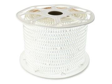 TAŚMA LED 230V 2835 120LED 1M IP68 12W BIAŁY ZIMNY