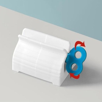 toothpaste seat holder stand rolling tube