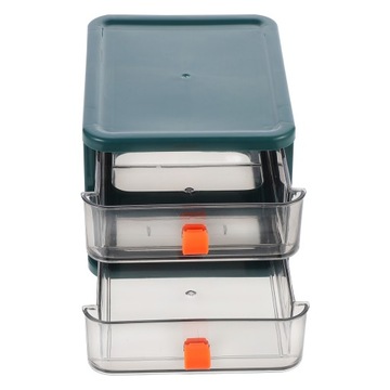 PLASTIKOWE SZUFLADY PRZEZROCZYSTY ORGANIZATOR NA BIURKO