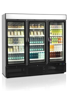 Duża przeszklona lodówka Tefcold NC7500G