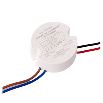 ZASILACZ 30W 12V IP67 TRANSFORMATOR DOPUSZKOWY LED
